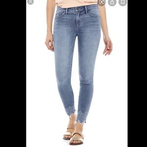 SAM EDELMAN the KITTEN Laser Hem crop Skinny Jeans